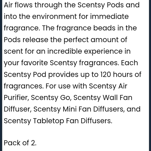 Scentsy Cranberry Candy Cane Scent Pods Pomegranate Peppermint Sticks Two Pack - Picture 3 of 3